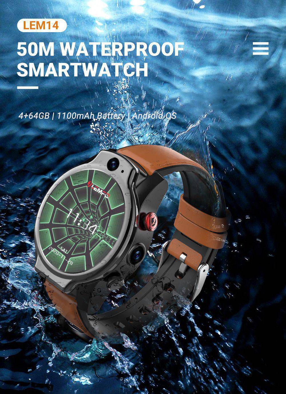 خرید قیمت ساعت هوشمند مدل lemfo lem14