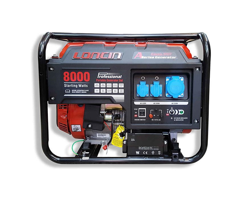 موتور برق بنزینی 6.5 کیلووات لانسین مدل LC8000DAS