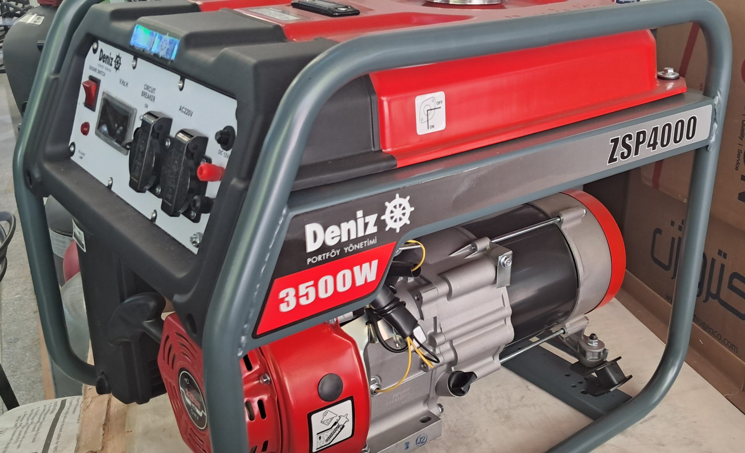 موتور برق دنیز مدل ZSP-4000 با توان 3500