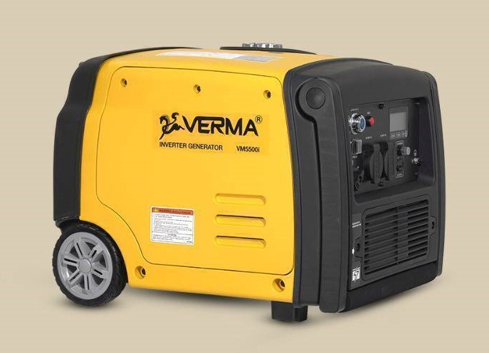 موتور برق 3.2 کیلووات سایلنت اینورتری استارتی ریموت دار ورما مدل 5500i