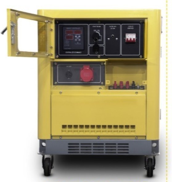 موتور برق 10 کیلووات سایلنت ورما گازوییلی سه فاز مدل VM130000T3