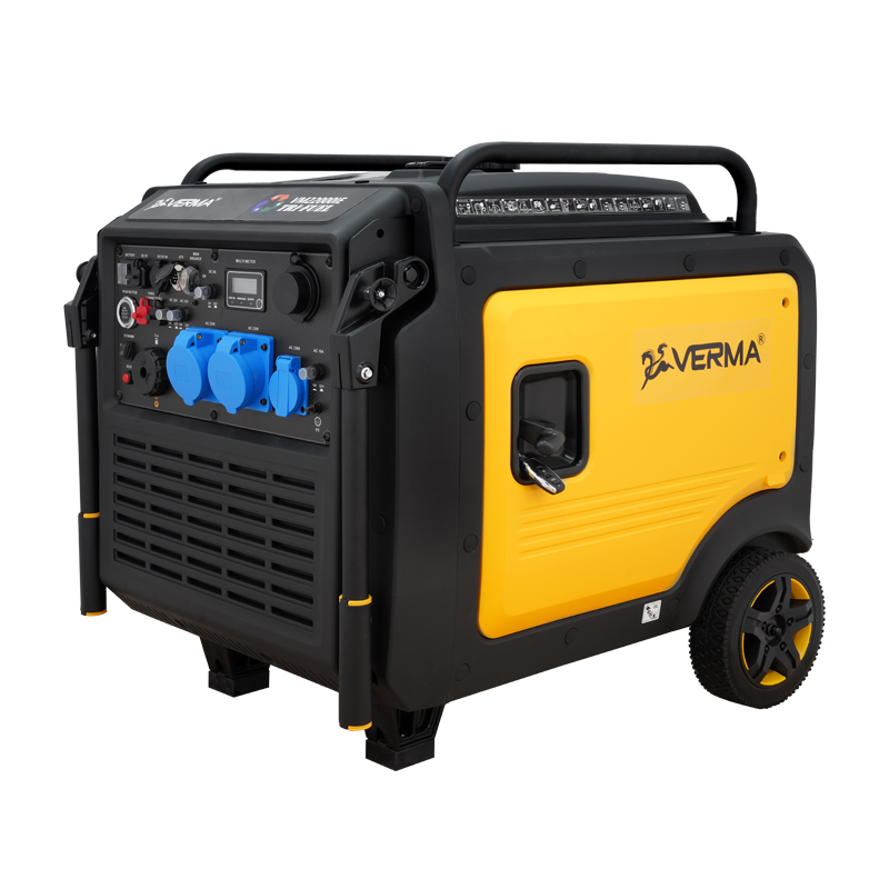 عکس موتور برق اینورتر سایلنت 8.5 کیلووات ورما مدل VM22000IE – سه‌گانه‌سوز، ریموت استارت و سیستم ATS هوشمند