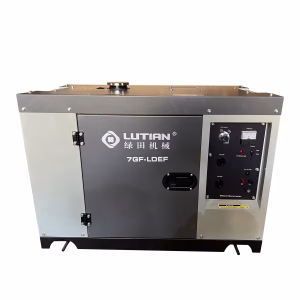 موتور برق گازوئیلی سایلنت 7 کیلووات لوتیان مدل 7GF-LDEF-1P + استارتی