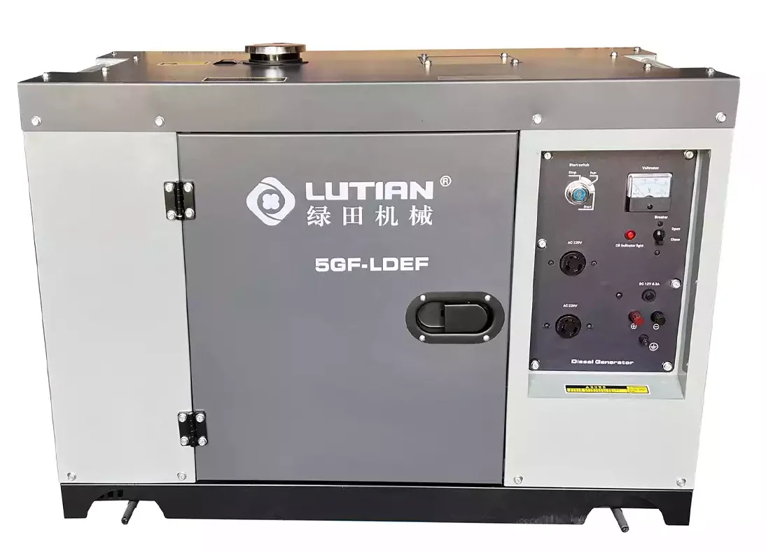 موتور برق گازوئیلی سایلنت 5 کیلووات لوتیان مدل 5GF-LDEF-1P